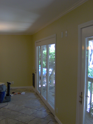 Kitchen walls before color washing